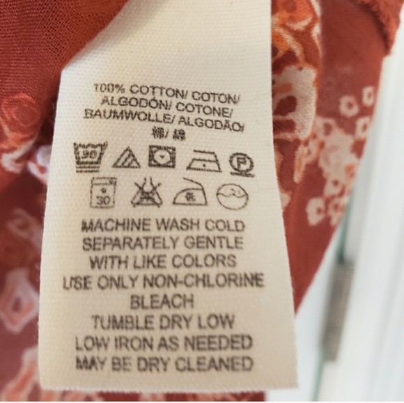 Free People Cotton Button Down Blouse - Picture 4 of 8